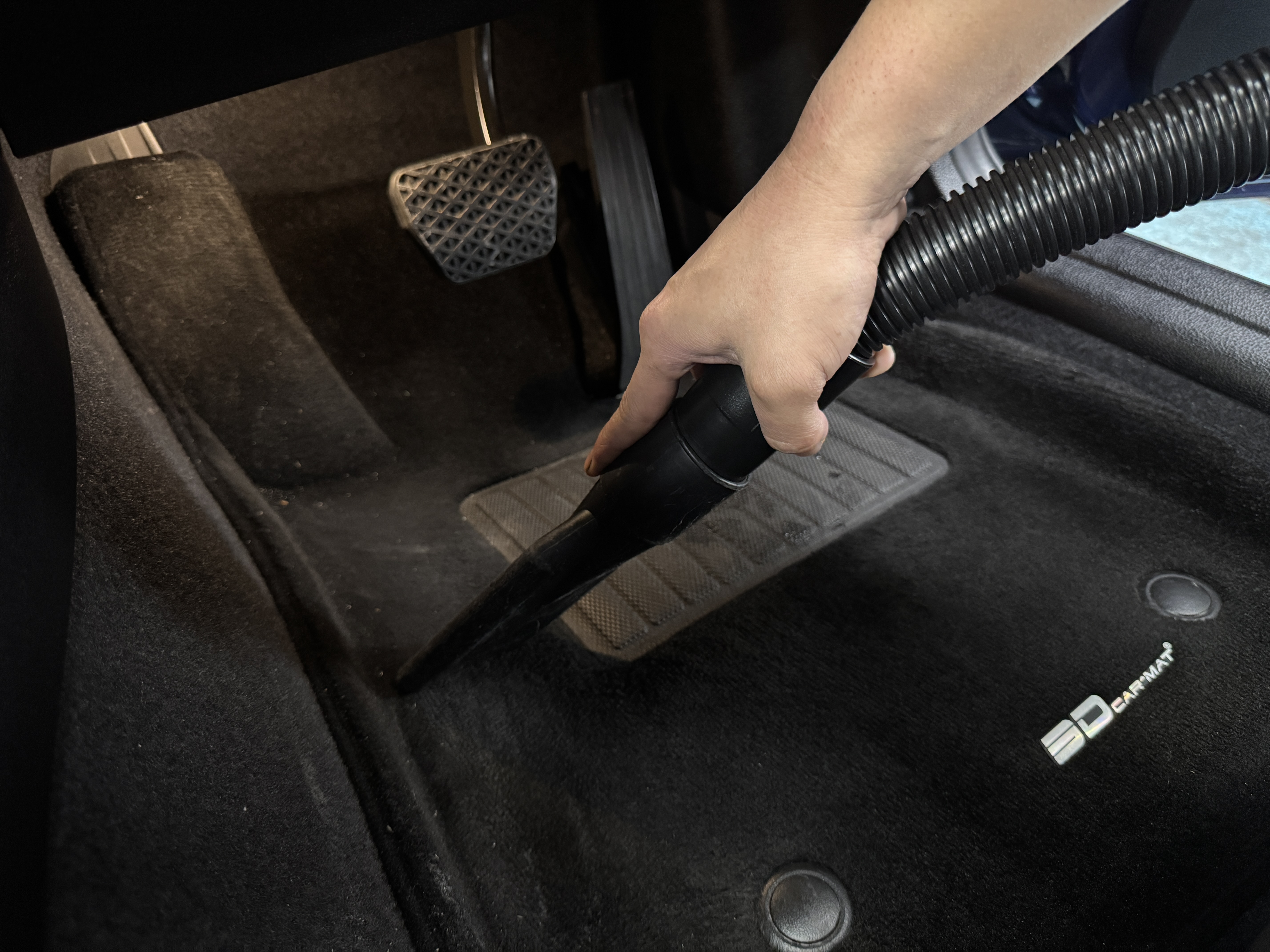 Interior vacuuming and detailing